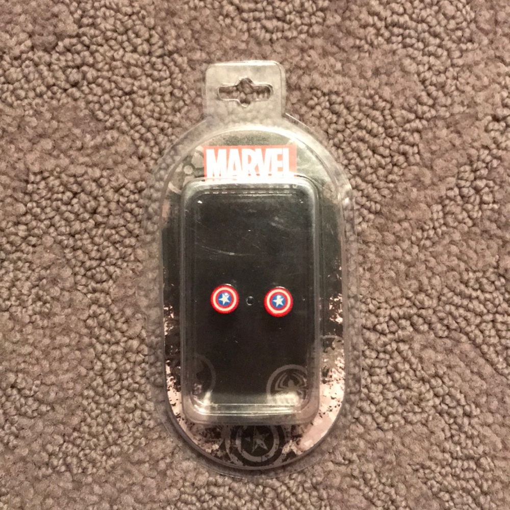 Captain America earrings!